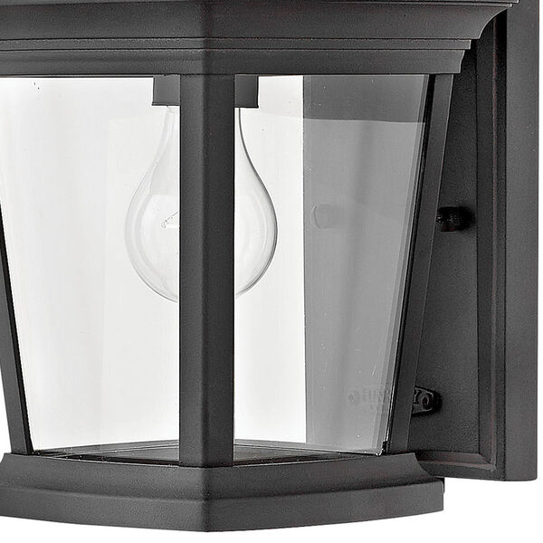 Bromley Museum Black 8-Inch One-Light Outdoor Mini Wall Mount, image 2