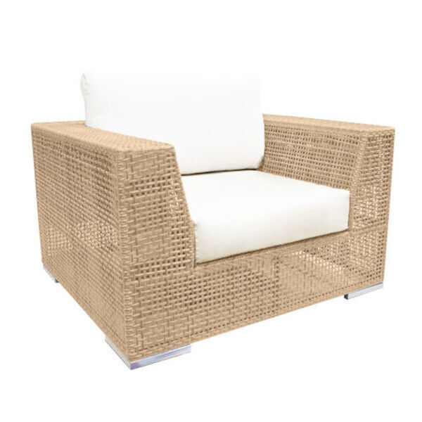 Austin Canvas Brick Lounge Chair, image 1