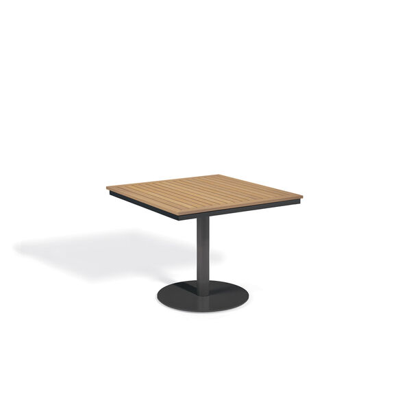 Travira Carbon Natural Tekwood Square Bistro Table, image 1