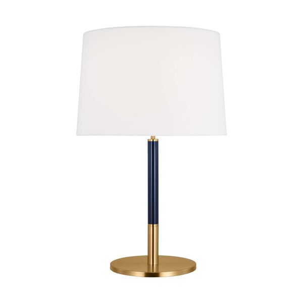 Monroe Burnished Brass Navy One-Light Table Lamp, image 1