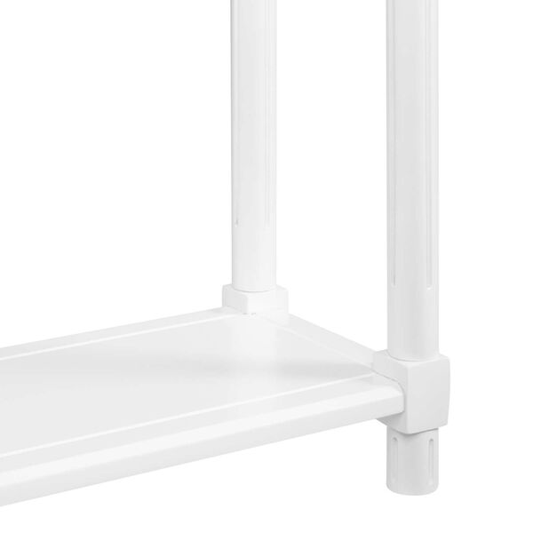 Harrison White End Table with Shelf, Set of 2, image 5