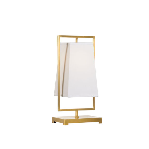 Gold One-Light 10-Inch Belle Meade Lamp, image 1