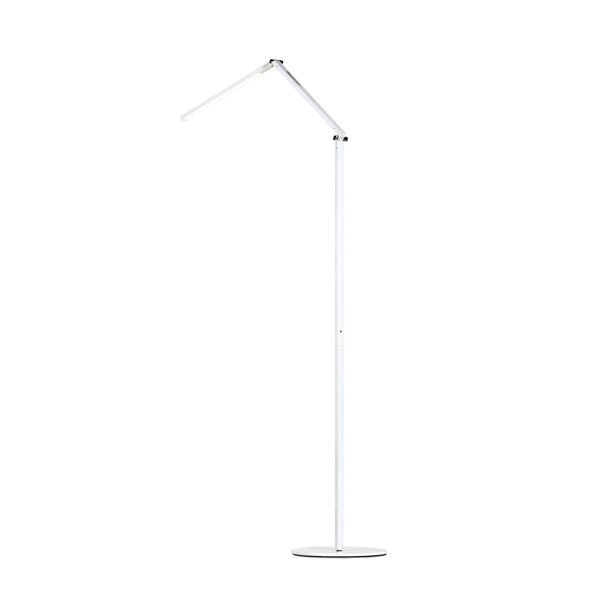 Z-Bar White LED Energy Star Damp Rated Floor Lamp, image 2