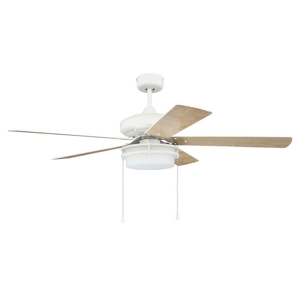 Stonegate White Two-Light Led 52-Inch Ceiling Fan, image 2