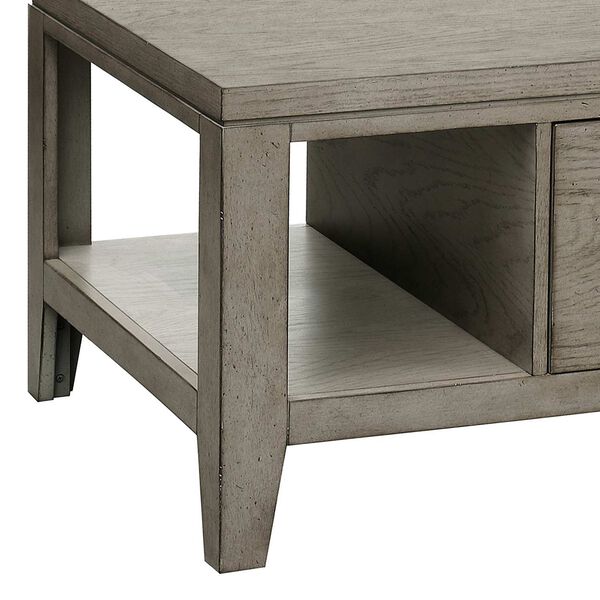 Essex Gray Wood Rectangular Cocktail Table, image 4