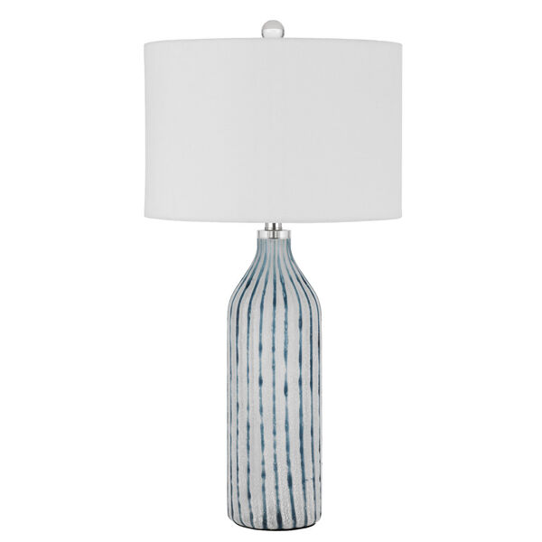 Inveruno Aqua Grey One-Light Table Lamp, image 1