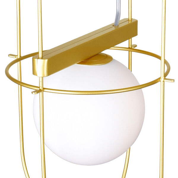 Orbit Medallion Gold LED Mini Pendant, image 5