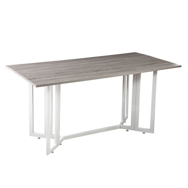 Driness Weathered Gray Drop Leaf Table, image 1