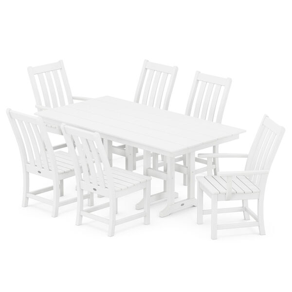 Vineyard White Dining Set, 7-Piece, image 1