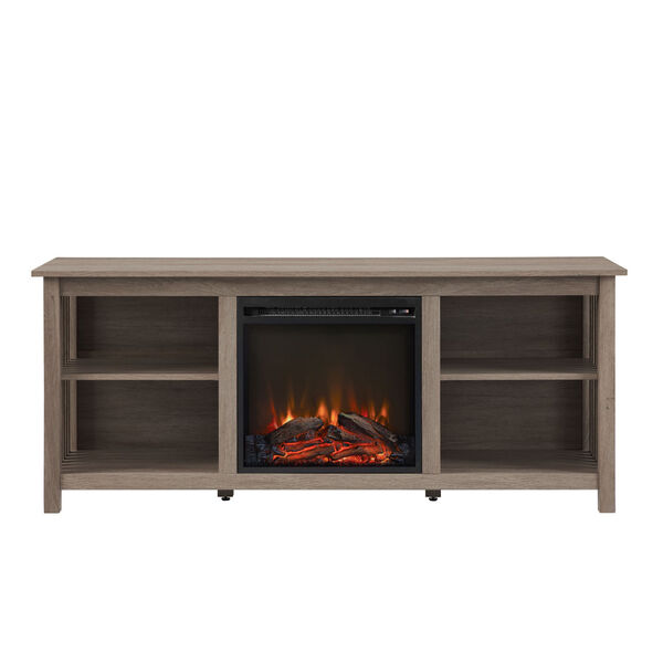 Mission Fireplace TV Stand, image 5