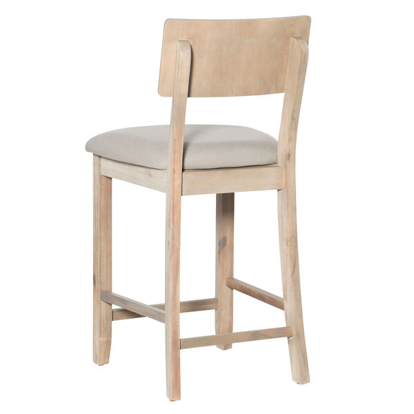 Cole Gray Wash 24-Inch Counter Stool, image 4