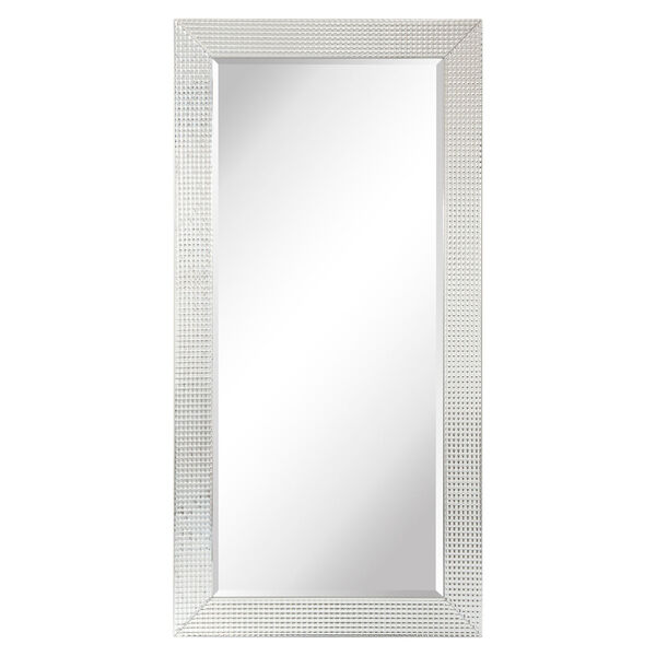 Bling Clear 80 x 40-Inch Beveled Glass Rectangle Floor Mirror, image 4