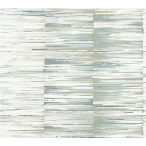 Candice Olson Modern Nature 2nd Edition Cream and Blue Artists Palette Wallpaper, image 2