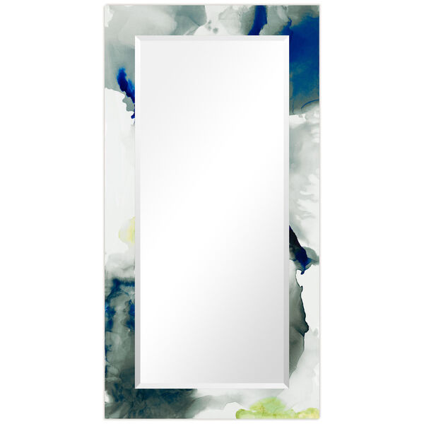 Ephemeral Blue 54 x 28-Inch Rectangular Beveled Wall Mirror, image 6