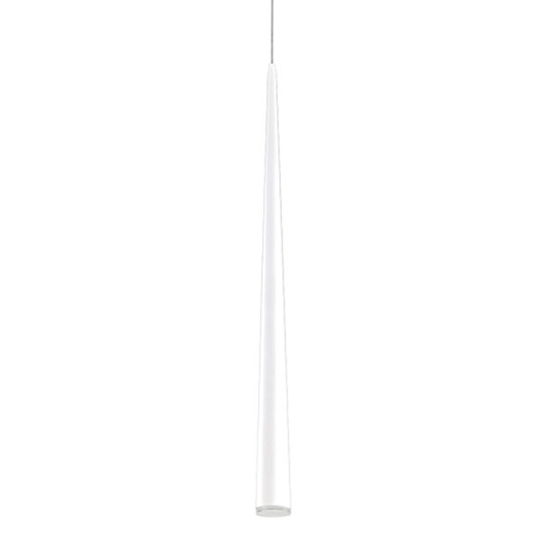 White 36-Inch One-Light LED Pendant, image 1