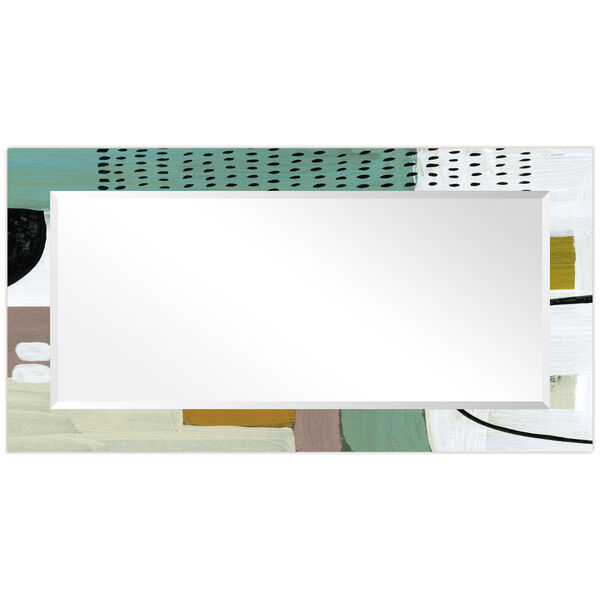 Introductions Multicolor 54 x 28-Inch Rectangular Beveled Wall Mirror, image 3