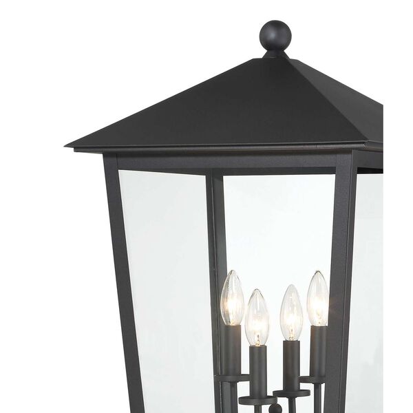 Noble Hill Sand Coal Four-Light Outdoor Post Mount, image 2