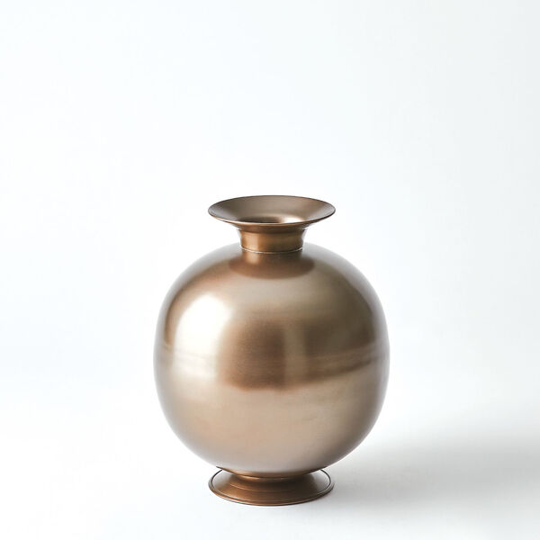 Bronzino Bronze Orb Small Vase - (Open Box), image 1