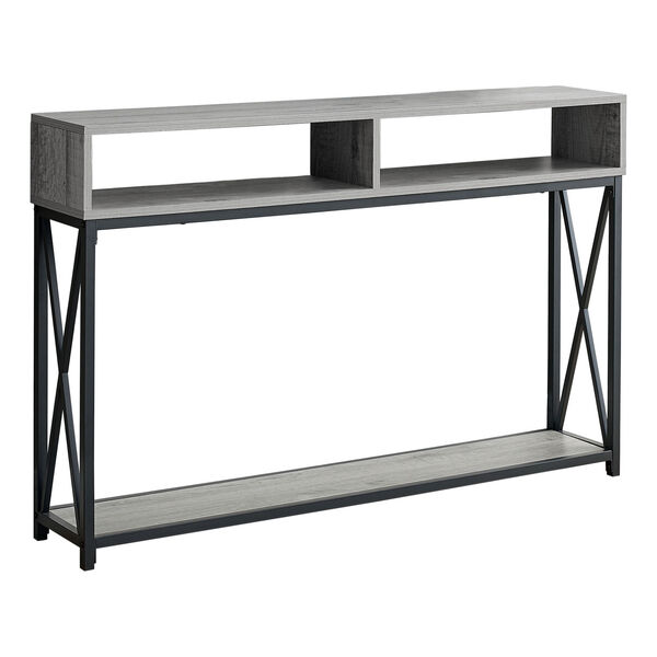 Gray Nine-Inch Console Table, image 1