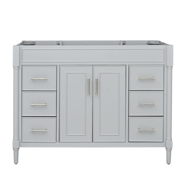 Bristol Light Gray 48-Inch Vanity Cabinet, image 1