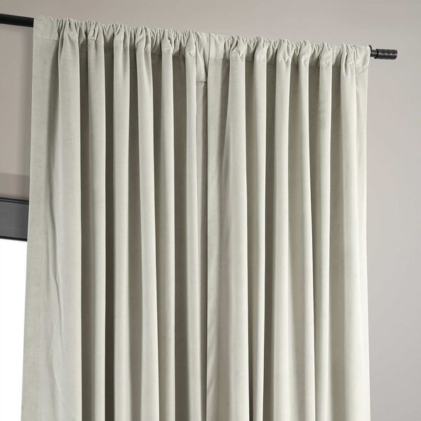 Off White Double Wide Blackout Single Curtain Panel 100 x 120, image 4