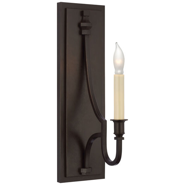 Mykonos Medium Sconce in Aged Iron by Chapman  and  Myers, image 1