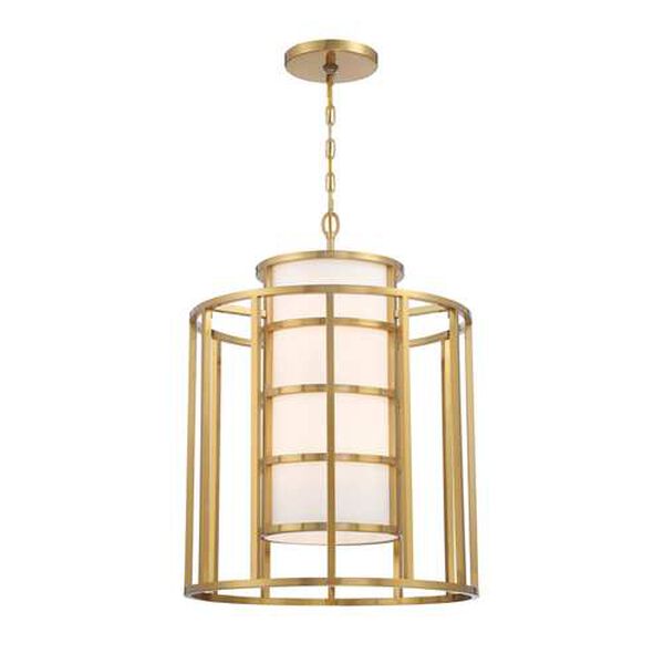 Hulton Luxe Gold Six-Light Chandelier, image 1