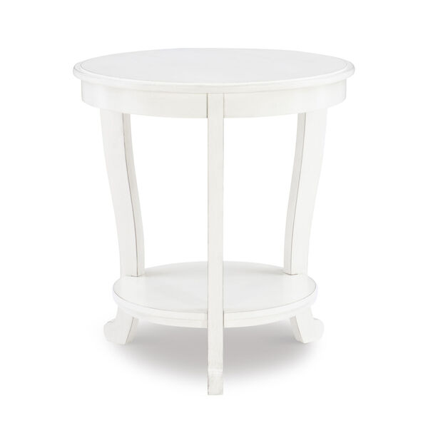 Gianna White Side Table, image 2