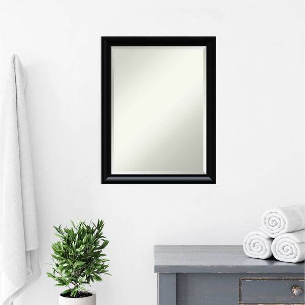 Steinway Black 21W X 27H-Inch Bathroom Vanity Wall Mirror, image 6