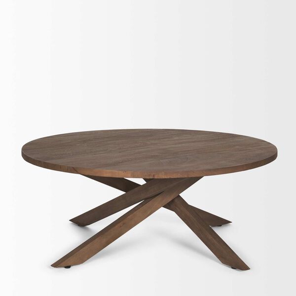 Solana Medium Brown Wood Coffee Table, image 3