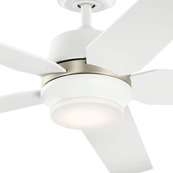 Maeve Matte White 52-Inch Integrated LED Ceiling Fan, image 5