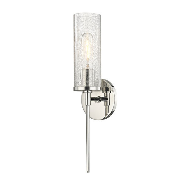 Olivia Polished Nickel 1-Light Five-Inch Wall Sconce, image 1