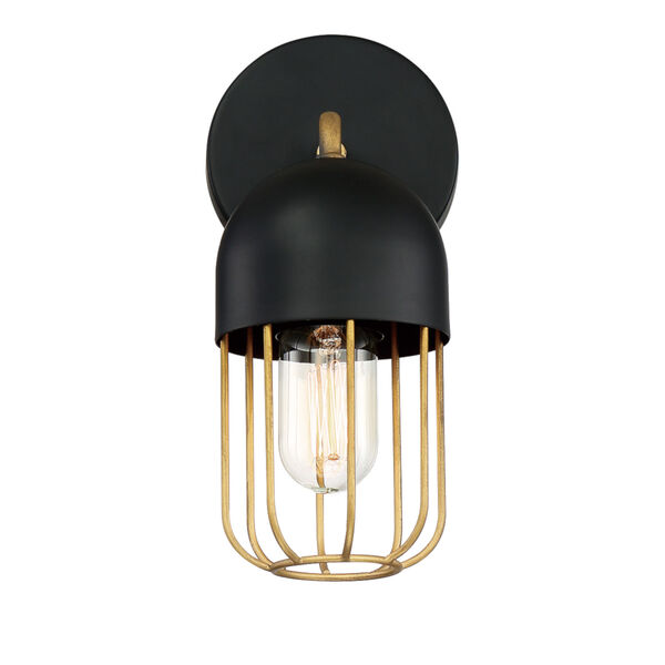 Palmerston Black One-Light Wall Sconce, image 1