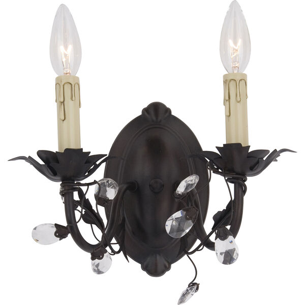 Elegante Oil Rubbed Bronze Two-Light Wall Sconce , image 1