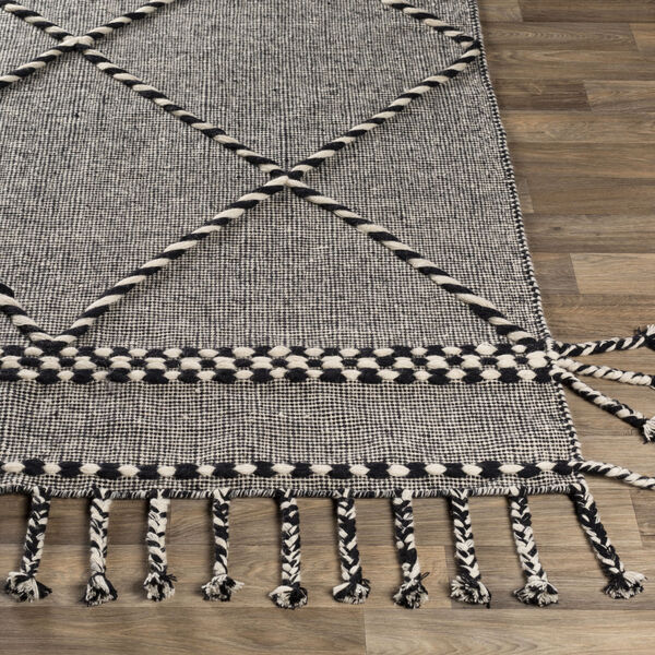 Apache Black and Cream Rectangle 2 Ft. 6 In. x 4 Ft. Rugs, image 3