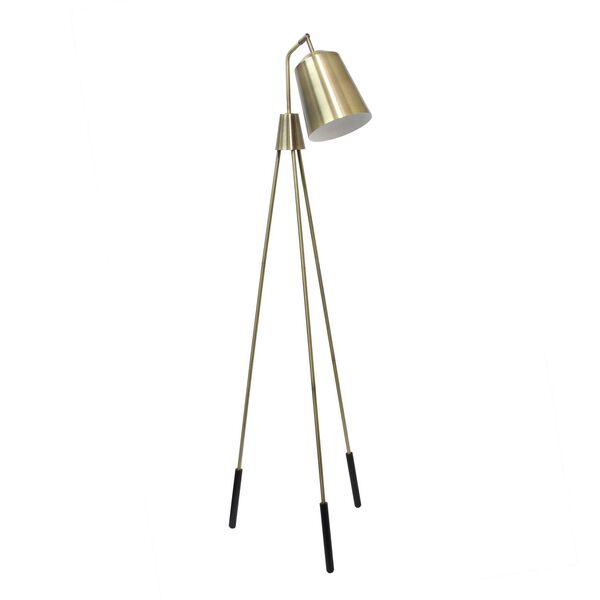 Studio Loft Antique Brass One-Light Floor Lamp, image 1