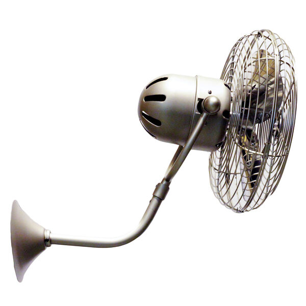 Michelle Parede Brushed Nickel 13-Inch Wall Fan with Metal Blades, image 3