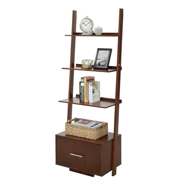 American Heritage Bookshelf Ladder with Drawer, image 3