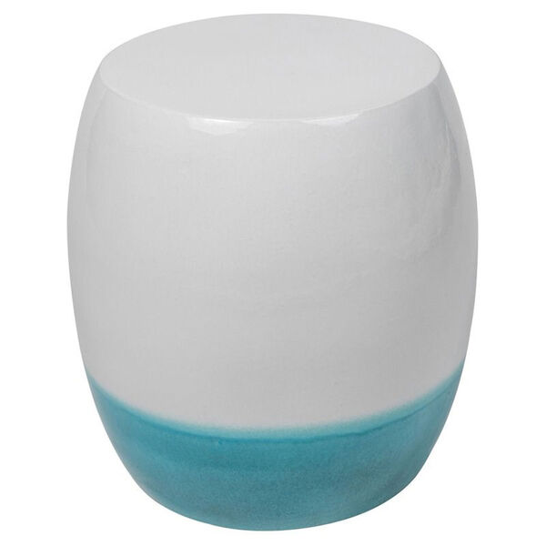 Provenance Signature Provenance Bud Accent Table in Mist Top, Turquoise Base, image 1