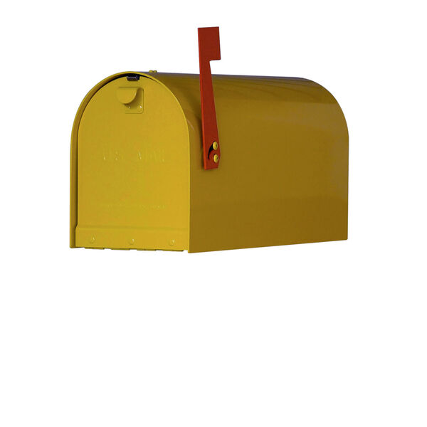 Rigby Yellow Curbside Mailbox, image 2