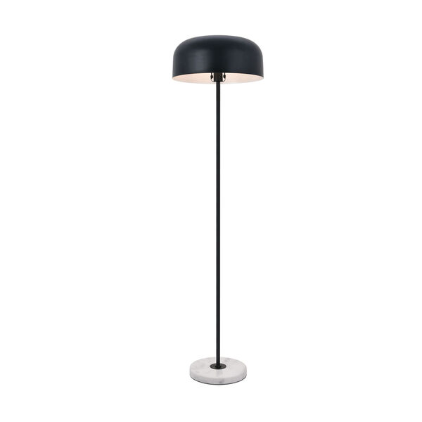 Exemplar Black and White 17-Inch One-Light Floor Lamp, image 6
