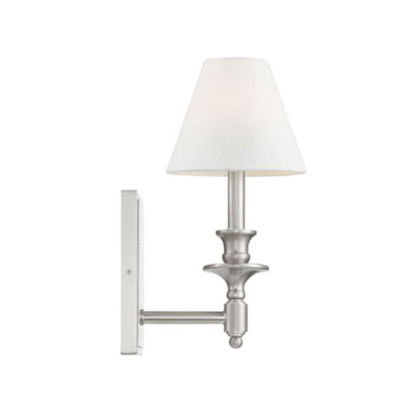 Preston Brushed Nickel Seven-Inch One-Light Wall Sconce, image 4