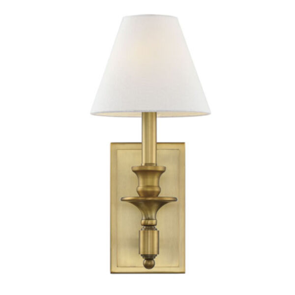 Preston Polished Brass Seven-Inch One-Light Wall Sconce, image 5