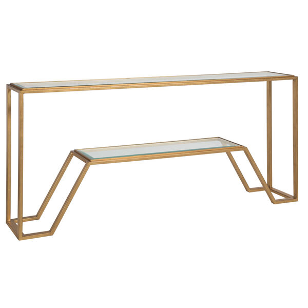 Metal Designs Gold Byron Console, image 1