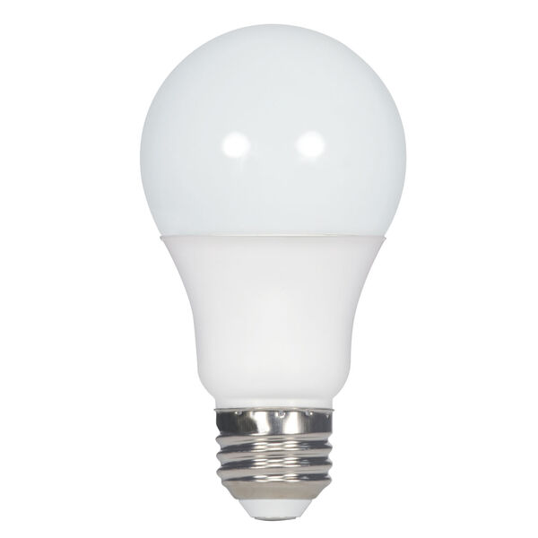 SATCO Frosted White LED A19 Medium 11 Watt Type A Bulb with 4000K 1100 Lumens 80 CRI and 220 Degrees Beam, image 1