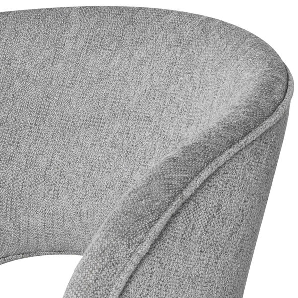 Alotti Light Grey and Matte Black Dining Chair, image 4