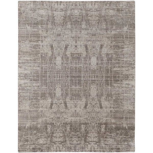 Eastfield Casual Gray Ivory Rectangular 3 Ft. x 5 Ft. Area Rug, image 1