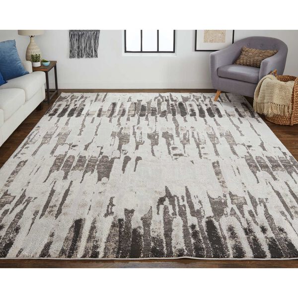 Vancouver Ivory Brown Gray Area Rug, image 2