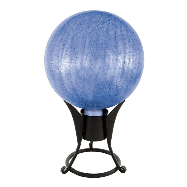 10 Inch Gazing Globe, Blue Lapis, Crackle, image 5