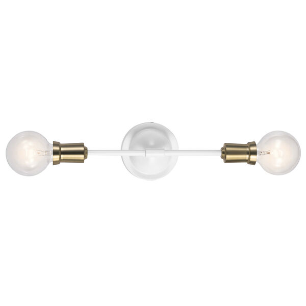 Armstrong White Two-Light Wall Sconce, image 4